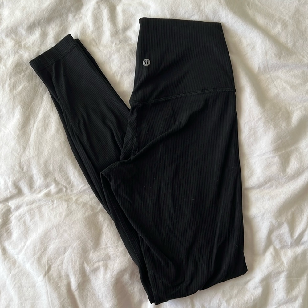 Lululemon align ribbed leggings- 28” length size 6
